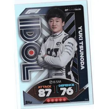 Sběratelská karetní hra 2022 Topps Turbo Attax YUKI TSUNODA Idol
