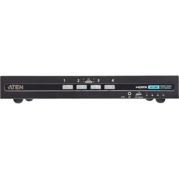 Počítač Aten CS1184H4C-AT-G 4-portový USB HDMI zabezpečený KVM přepínač s CAC (PSD PP v4.0 kompatibilní) CS1184H4C-AT-G