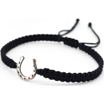 Náramek Maj šperky Náramek s podkovou Černá Dámská