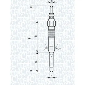 Autoelektrika Žhavící svíčka MAGNETI MARELLI UC61A