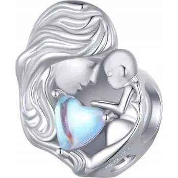 Přívěsek Přívěsek Charms Máma a Dítě Stříbro 925 Charms Přívěsky Trusky