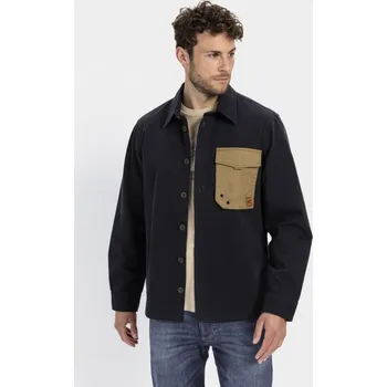 Pánská košile KOŠILE CAMEL ACTIVE OVERSHIRT NIGHT BLUE CHECK