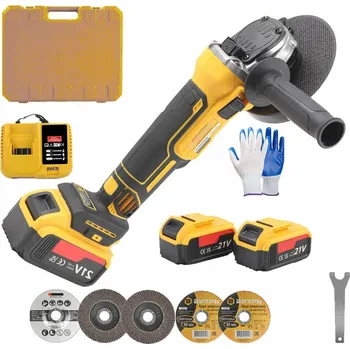 úhlová bruska ETiME ÚHLOVÁ BRUSKA DCG405N BEZKARTÁČOVÁ 125MM 21V TĚLO, REGULACE OTÁČEK