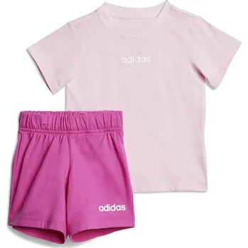 adidas Essentials Tee Set Babies Pink/White 6-9 Months