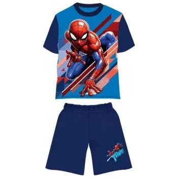 SpinMaster - Chlapecká letní souprava Spiderman – tričko a šortky, 100 % bavlna 98