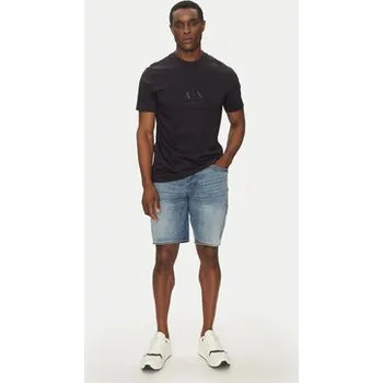 Pánské kraťasy Armani Exchange Džínové šortky XM000073 AF13331 MB001 Modrá Slim Fit 32