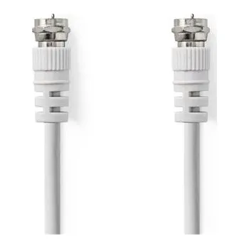 Anténní kabel Nedis CSGL41000WT10 - Satelitní a Anténní Kabel | F zástrčka - F zástrčka | 1 m | Bílá CSGL41000WT10