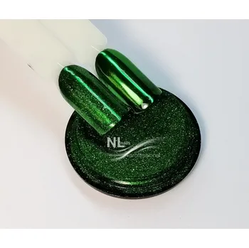 NL nails professional PIGMENT MIRROR CHROME green