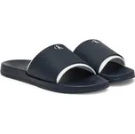 Calvin Klein Jeans Nazouváky Slide Rubber Neoprene Text YM0YM01234 Tmavomodrá 44