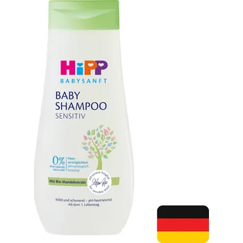 Šampon HiPP BabySanft jemný šampon 200 ml Sensitiv (Dovoz: Německo)