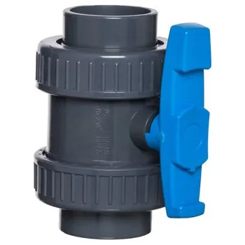PWS - Professional Water System PVC Kulový ventil, 2x lepený spoj, 50 mm