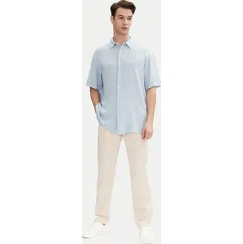 Pánská košile Jack & Jones Košile Joshua 12271078 Světle modrá Relaxed Fit XL
