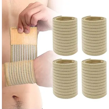 Fotbalový chránič Elastická bandáž na zápěstí, kompresní bandáže na zápěstí, pulzní bandáž, dvojité balení elastické