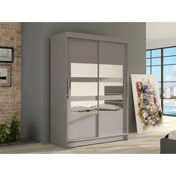 Šatní skříň Skříň s posuvnými dveřmi Miami V, Barva: kašmír, Osvětlení: bez osvětlení MIRJAN 5903211404634