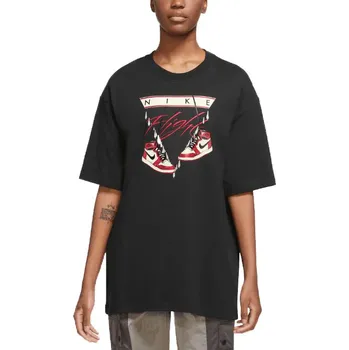 Dámské oblečení Triko Jordan Flight Graphic T-Shirt W dv1411-010 Velikost M