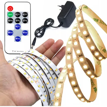 LED osvětlení SADA LED pásek 4000K NEUTRÁLNÍ 5m - 2620lm ZDROJ + DÁLKOVÝ OVLADAČ + OVLADAČ