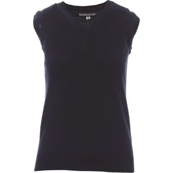 Dámský svetr Payperwear Dámská vesta Desk s přímesí vlny Barva: modrá námořní, Velikost: XXL