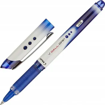 ŠKOLNÍ/Kancelářské KULIČKOVÉ pero MODRÉ V Ball Grip PILOT Perfektně PÍŠE