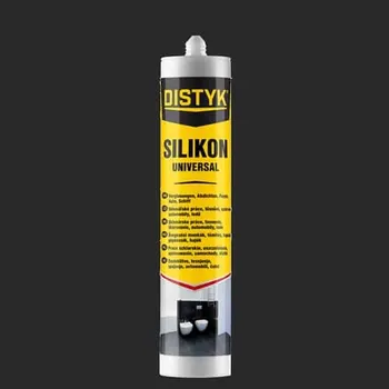 Průmyslové lepidlo UNIVERZÁLNÍ SILIKON Distyk / SILIKON UNIVERSAL, kartuše 280 ml, bílý