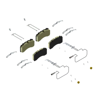 Kit: Brake Pad - 6402509212