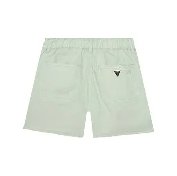Dámské kraťasy Guess Šortky z materiálu J5GD29 WH6L0 Zelená Regular Fit 8Y