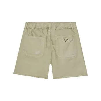 Dámské oblečení Guess Šortky z materiálu J5GD29 WH6L0 Béžová Regular Fit 8Y