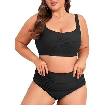 Dámské plavky Dámské plavky PONCEAU černé vel.XL