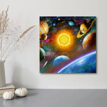 Diamantové malování Weltbild Diamantové malování Vesmírný oceán 493429