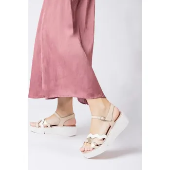 Wonders B-7943 béžové Dámské sandále Wonders B-7943 béžové