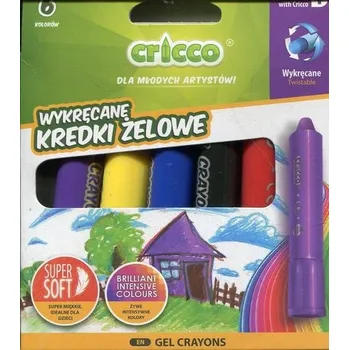 Pastelka Školní výbava Barevné PASTELKY Balení školních gelových PASTELK 6 barev.