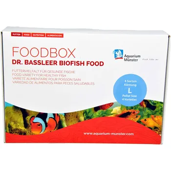 Krmivo pro rybičky Aquarium Münster DR. BASSLEER BIOFISH FOODBOX L 4 × 60 g