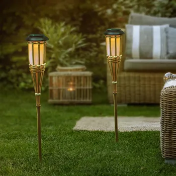 Venkovní osvětlení Haushalt international Solární osvětlení Pochodeň, 2 kusy 832161