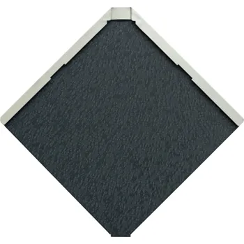 Střešní krytina BELPROFILE Maloformátová krytina QUADRA Pladur Ice Crystal RAL 7016 antracit