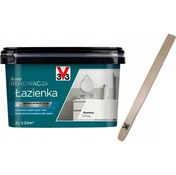 Vrták V33 Easy Renovace barva do koupelny bavlna 2L