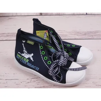 Chlapecké tenisky Tenisky plátěnky kecky Befado 892Y048 černé kotníkové fotbal velikost: 32