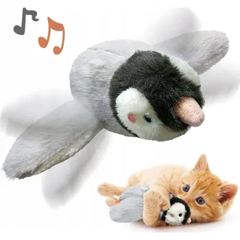 Hračka pro kočku Interaktivní Hračka USB Létající pták Hračka Pro Kočky Realistická