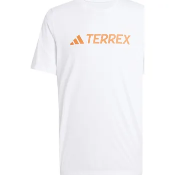 Pánská móda Pánské Tričko s krátkým rukávem ADIDAS MT LOG TECH T JI9235 – Bílá XXL