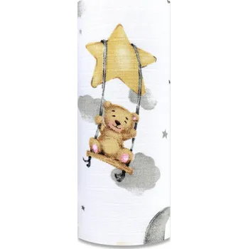 látková plena Ega Kids TETRA plena - medvídek a králíček na měsíci