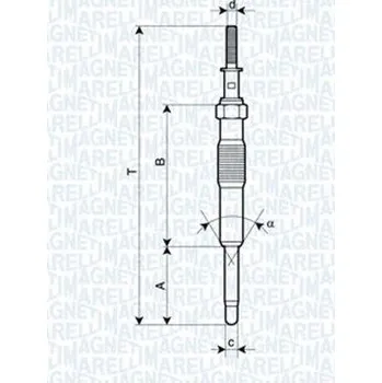 Autoelektrika Žhavící svíčka MAGNETI MARELLI UC33A