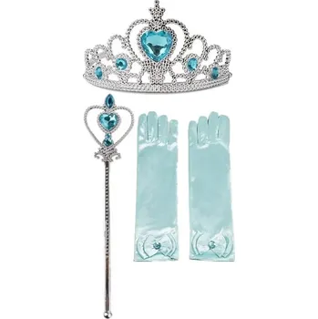 Dívčí šaty Dívčí šaty kostým princezny Disney Velikost: 7-8T, Barva (Varianta): Modrá