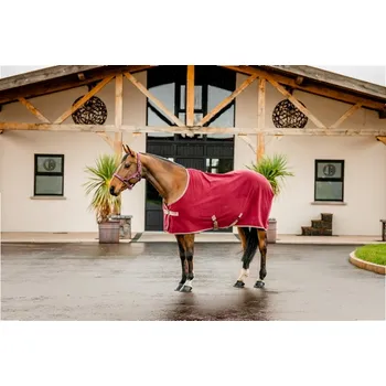 Deka pro koně Deka odpocovací Amigo Fleece, mulberry/taupe Délka zad: 125 cm