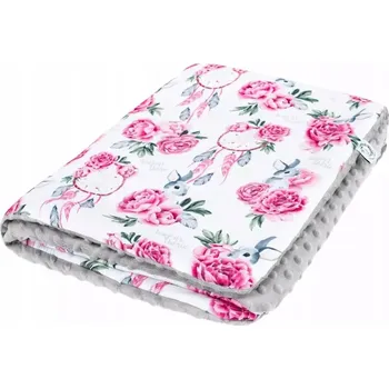 Dětská deka Oboustranná deka 75 x 100 cm Lapač snů do postýlky Bavlna Minky Bonjour