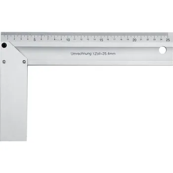 Sada nářadí Úhelník truhlářský 350 mm Al