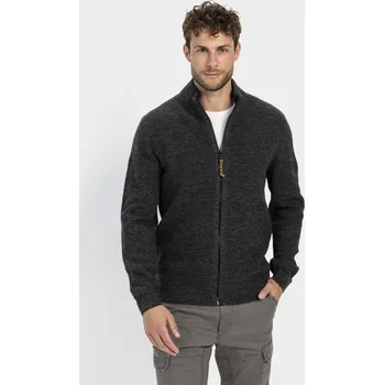Pánský svetr SVETR CAMEL ACTIVE KNITTED JACKET GRAPHITE GRAY