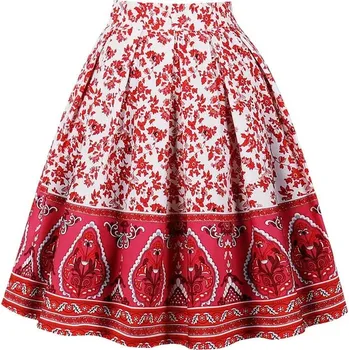 Dámská sukně Vintage sukně se vzory Velikost: M, Barva (Varianta): 8