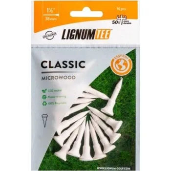 Golfová tyčka Golfová týčka LIGNUM TEES 38MM UNI Bílá