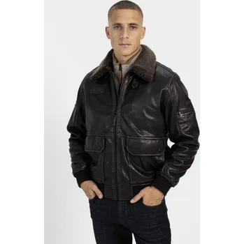 Camel Active Leather Jacket Graphite Gray 60