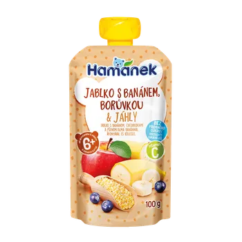 Hamánek Jablko s banánem, borůvkou a jáhly - 100 g
