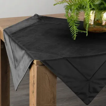 ubrus Ubrus Eurofirany čtvercový černý 85x85 cm