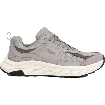 Pánské tenisky Pánské vycházkové boty ATOM URBAN 46 Šedá, Bílá, Hnědá